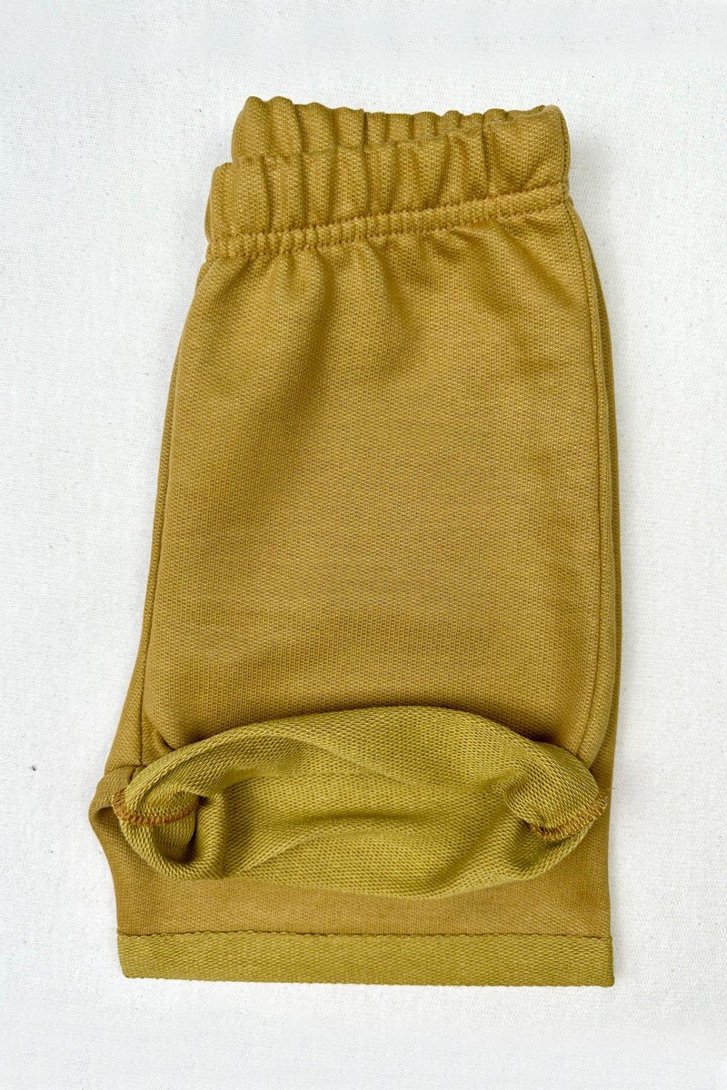 shorts marrom infantil unissex 2