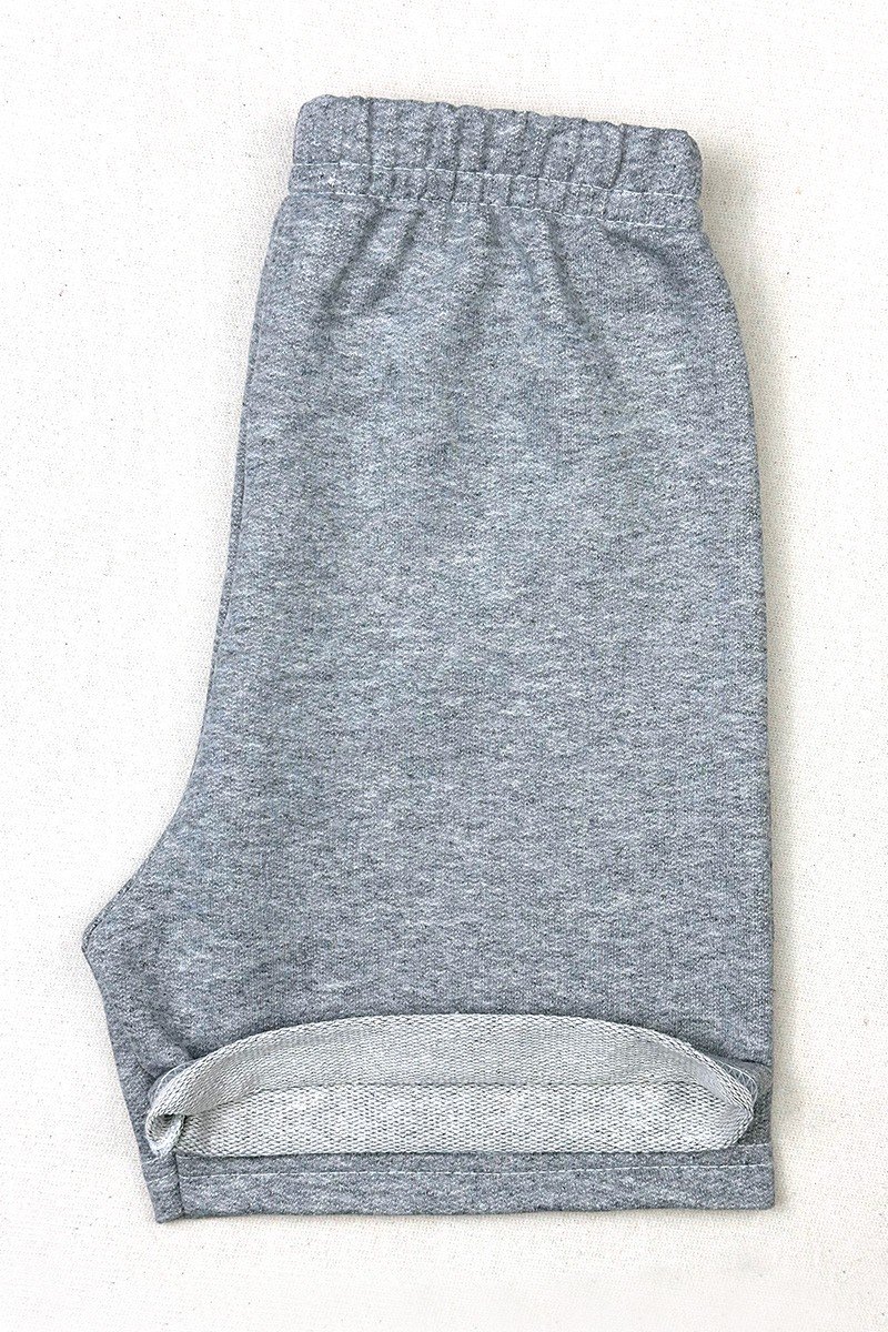 shorts mescla infantil unissex 2