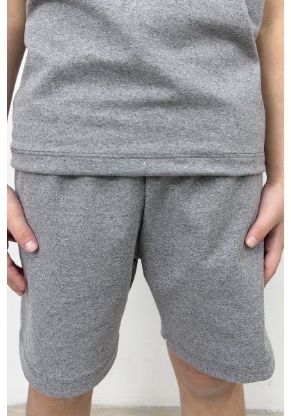 shorts mescla escuro preco qualidade conforto molecotton 2