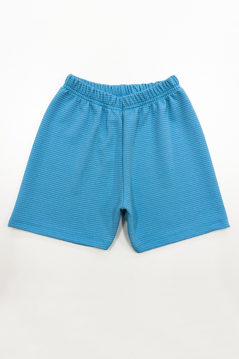 azul shorts turim trabalhada qualidade diferencial 4