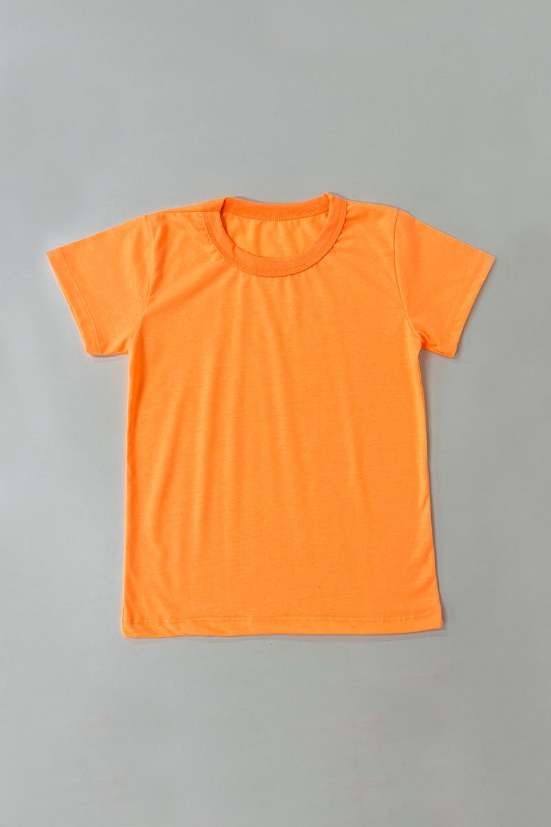 camiseta laranja neon 10