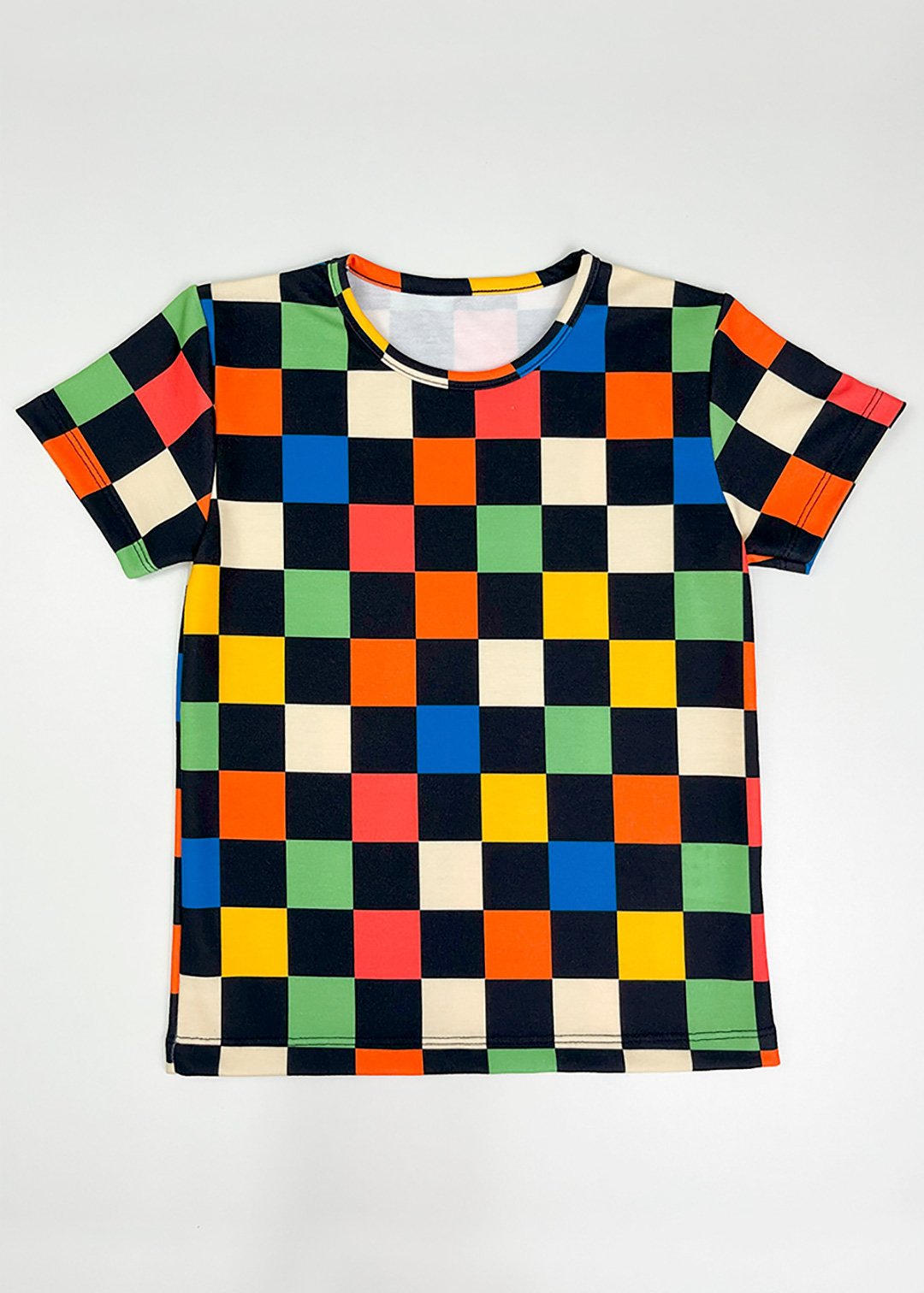 camiseta xadrez linda qualidade diferenciada1512