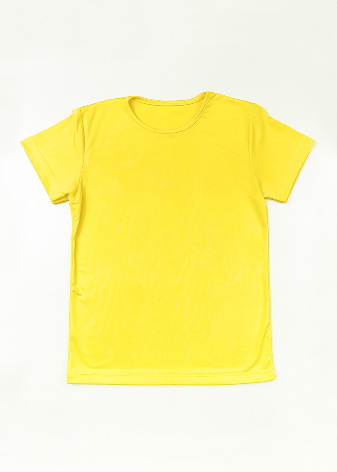 camiseta amarelo drifit protecao uv50 qualidade durabilidade brilha kids1512