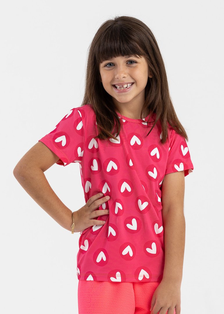 camiseta infantil preco qualidade flex coracoes 2