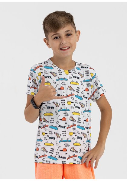 camiseta infantil preco qualidade flex skate 2