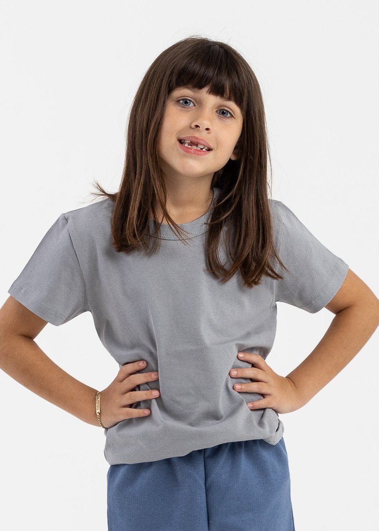 camiseta infantil preco qualidade malha cinza 2