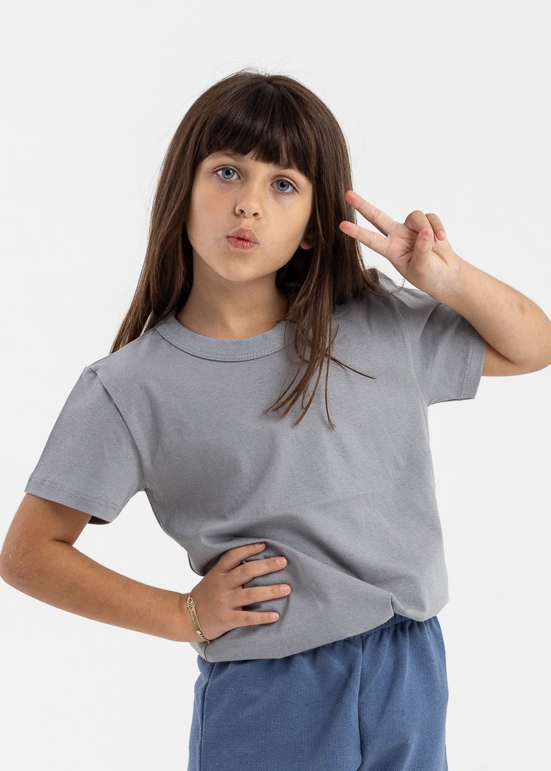camiseta infantil preco qualidade malha cinza