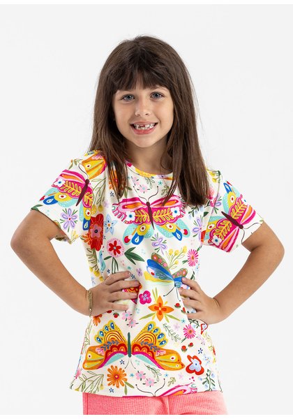 camiseta infantil preco qualidade mol borboleta 2