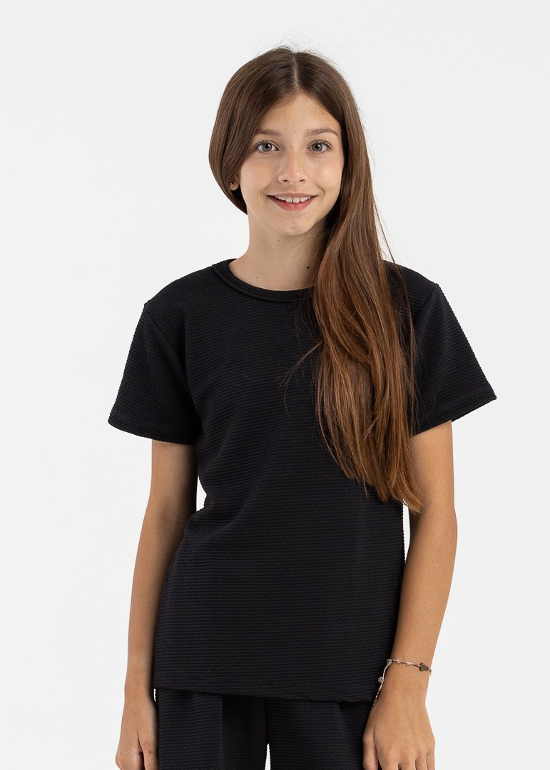 camiseta infantil preco qualidade turim preto 2