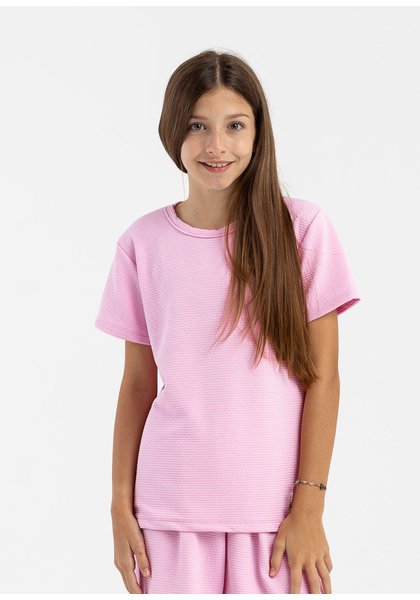 camiseta infantil preco qualidade turim rosa 2