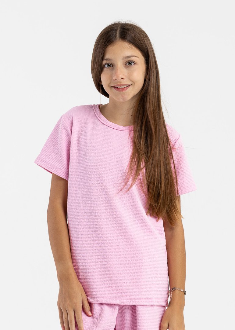 camiseta infantil preco qualidade turim rosa