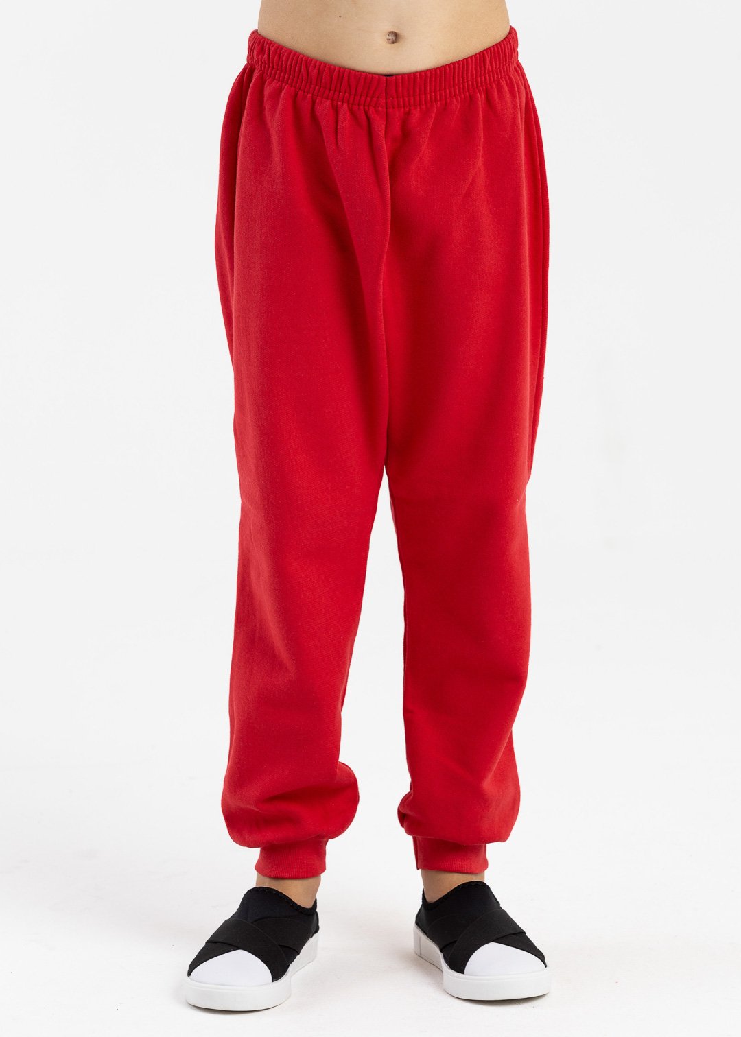 calca moletom vermelho preco e qualidade