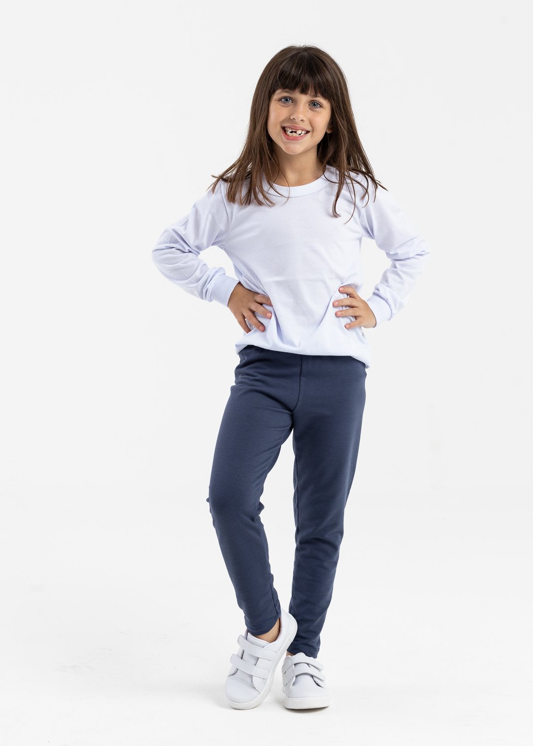 camiseta manga longa branco e legg molecotton azul marinho preco e qualidade 2