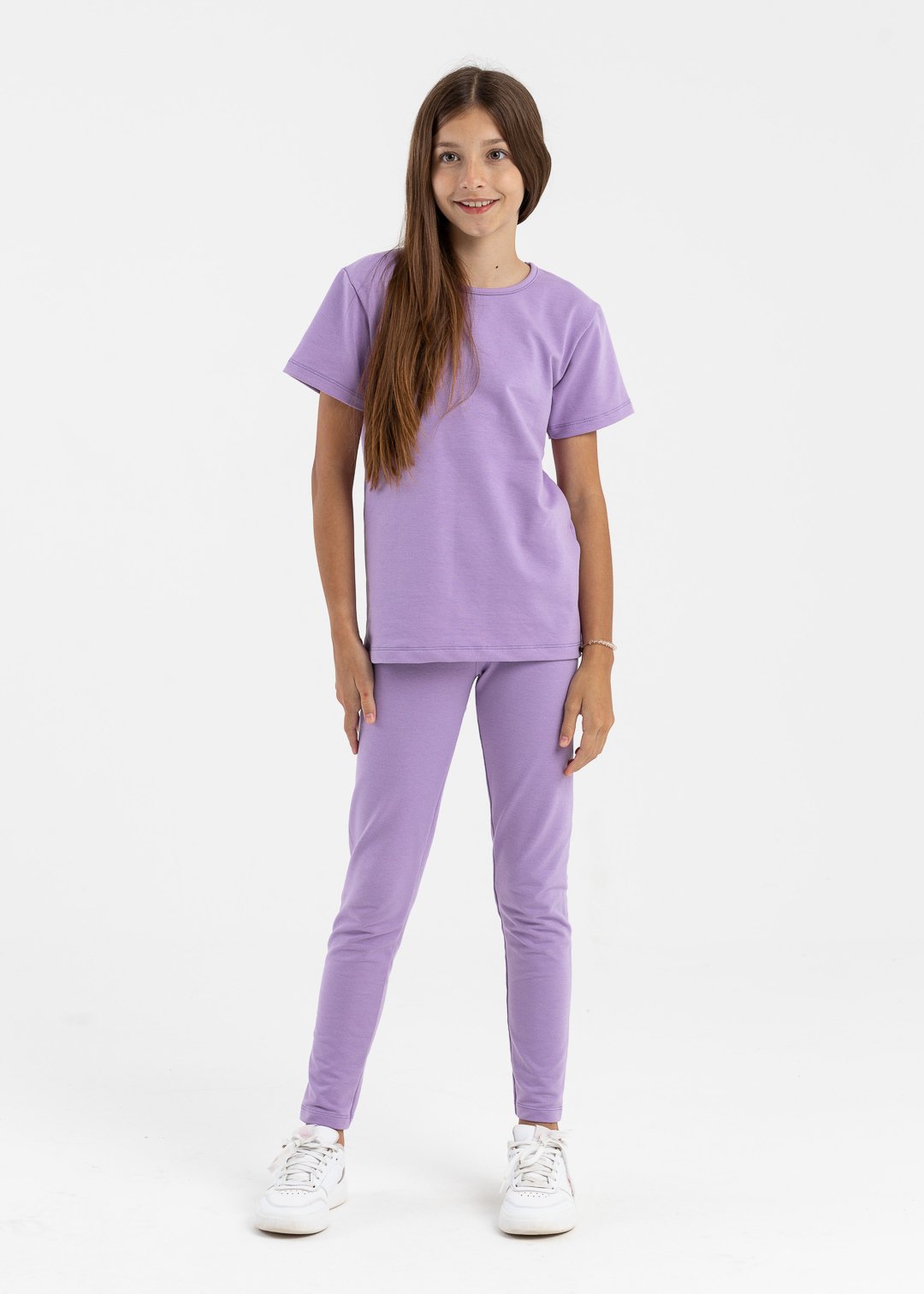 camiseta lilas e legging molecotton preco e qualidade
