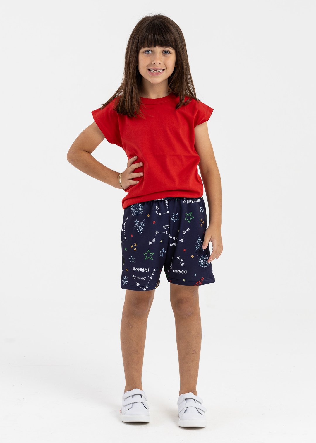 regata vermelho e bermuda molecotton estampado preco e qualidade 2