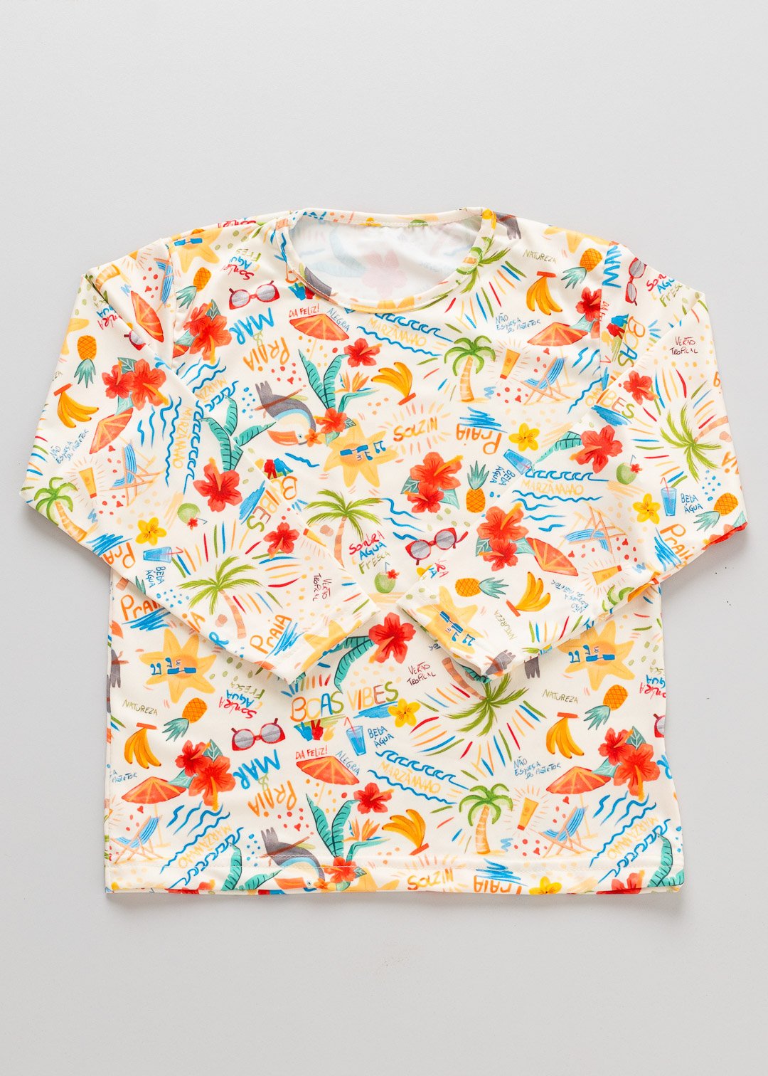 59comprar brilha kids moda infantil online camiseta longa verao estampa protecao uv dryfit