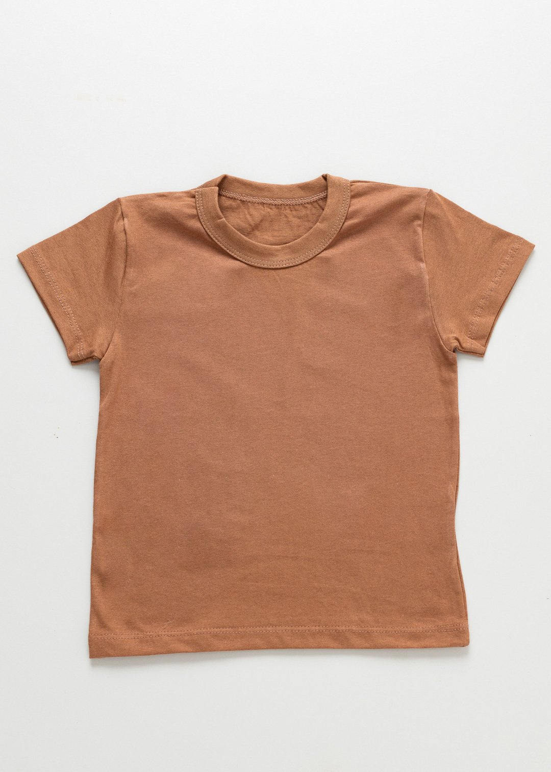 27comprar brilha kids moda infantil online camiseta curta qualidade meia malha marrom