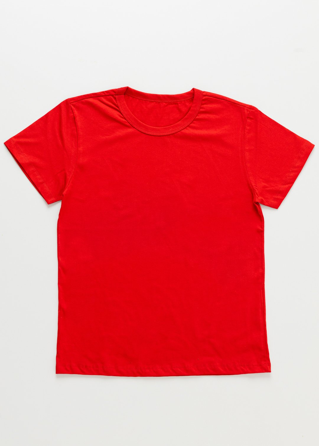 75comprar brilha kids moda infantil online camiseta meia malha adulto vermelho