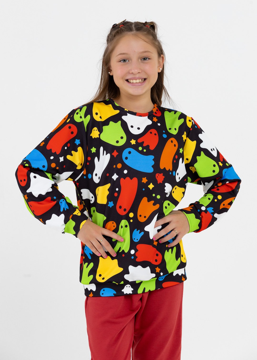 comprar moda infantil direto de fabrica online brilha kids casaco fantasmas 3