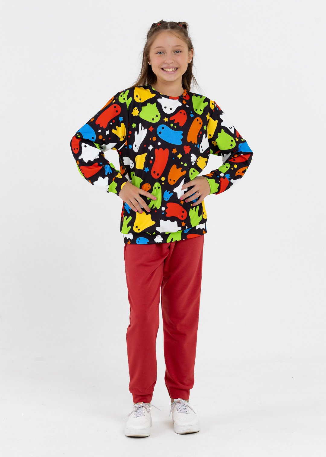 comprar moda infantil direto de fabrica online brilha kids conjunto fantasmas 7