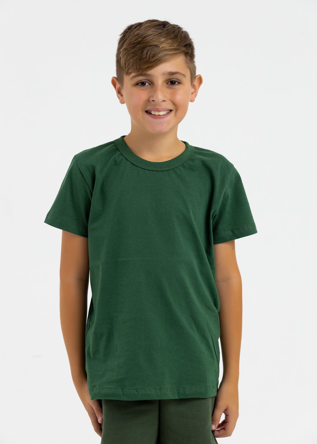 comprar moda infantil direto de fabrica online brilha kids camsieta manga curta meia malha verde 3