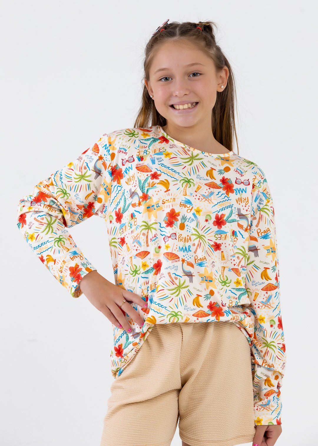 comprar moda infantil direto de fabrica online brilha kids camiseta manga longa uv50 verao 5