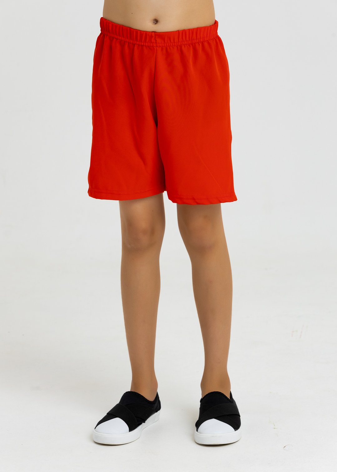 comprar moda infantil direto de fabrica online brilha kids bermuda tactel vermelho