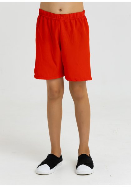 comprar moda infantil direto de fabrica online brilha kids bermuda tactel vermelho