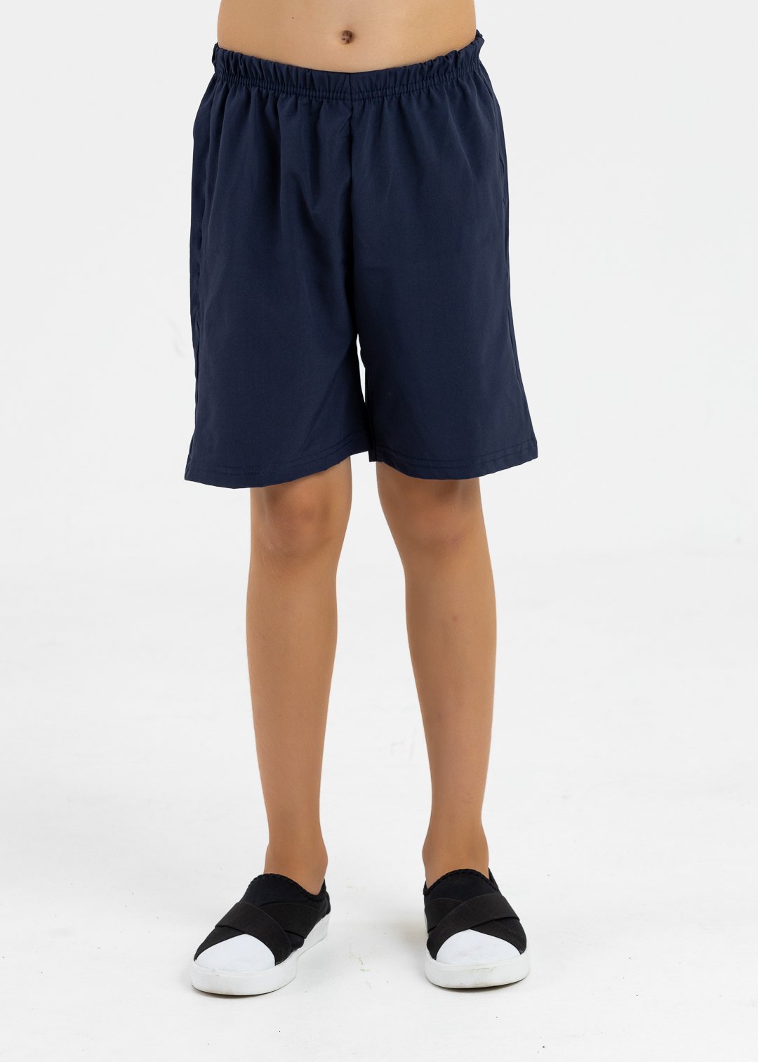 comprar moda infantil direto de fabrica online brilha kids bermuda tactel azul marinho 8