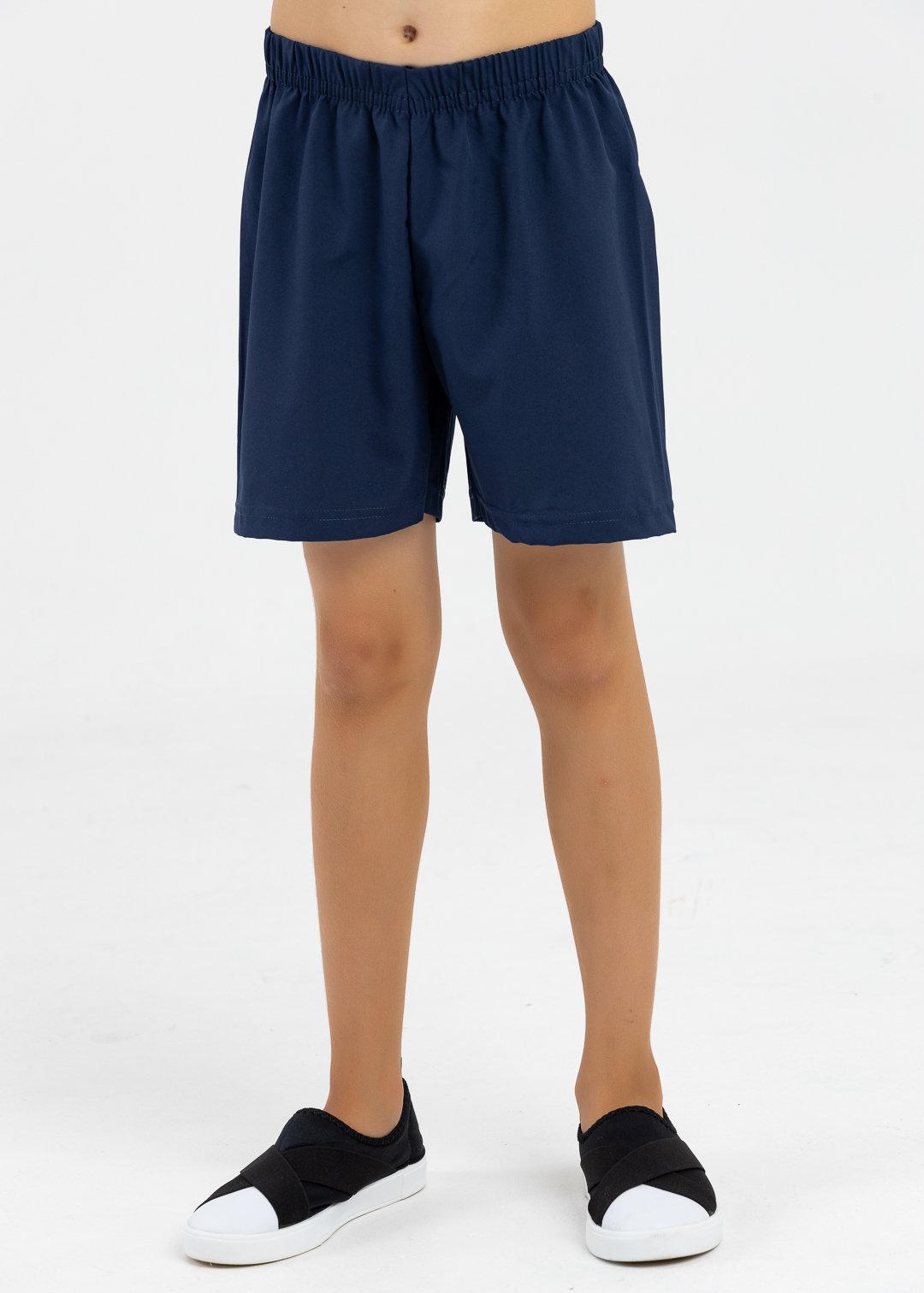 comprar moda infantil direto de fabrica online brilha kids bermuda tactel azul marinho