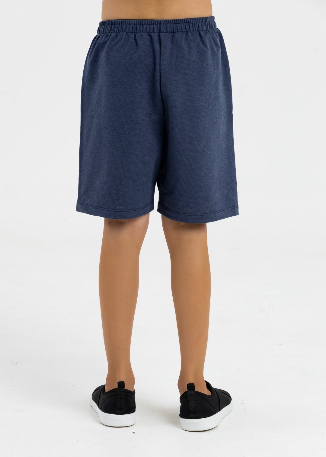 comprar moda infantil direto de fabrica online brilha kids bermuda azul marinho molecotton 2
