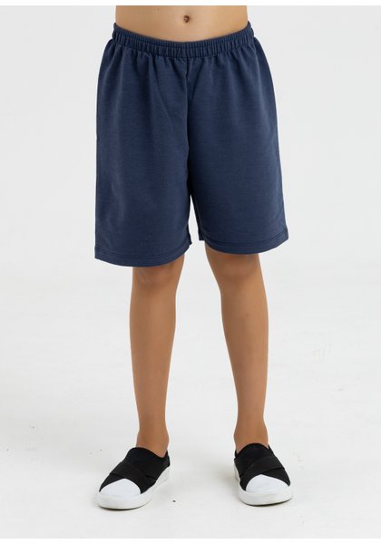 comprar moda infantil direto de fabrica online brilha kids bermuda azul marinho molecotton