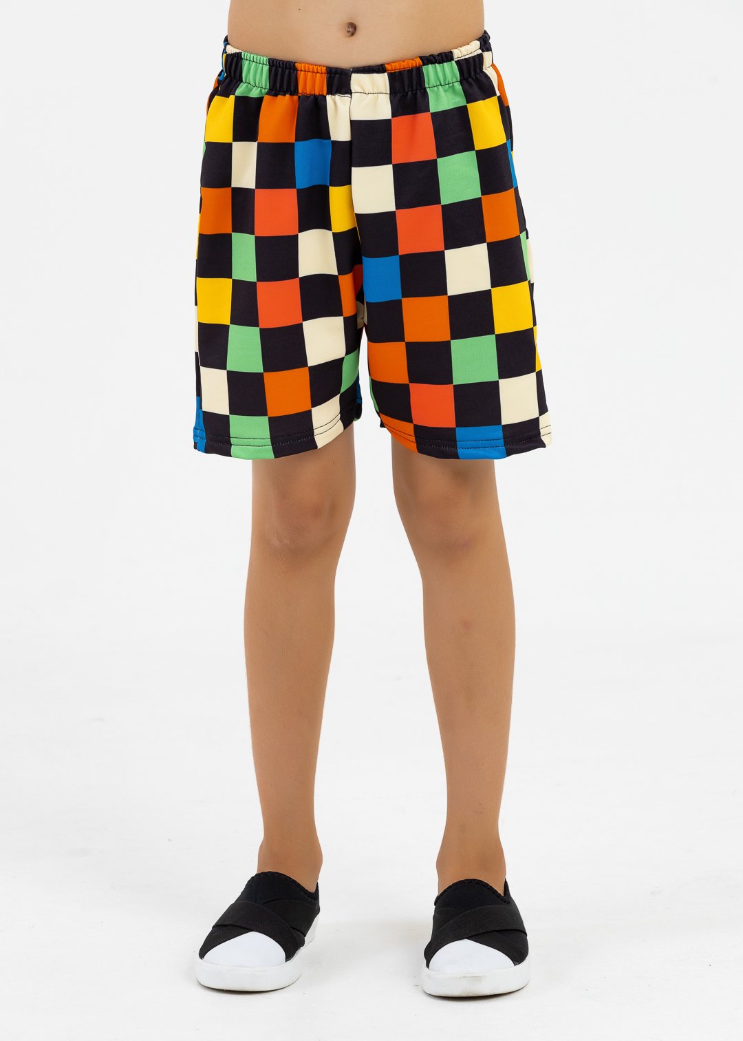 comprar moda infantil direto de fabrica online brilha kids bermuda xadrez