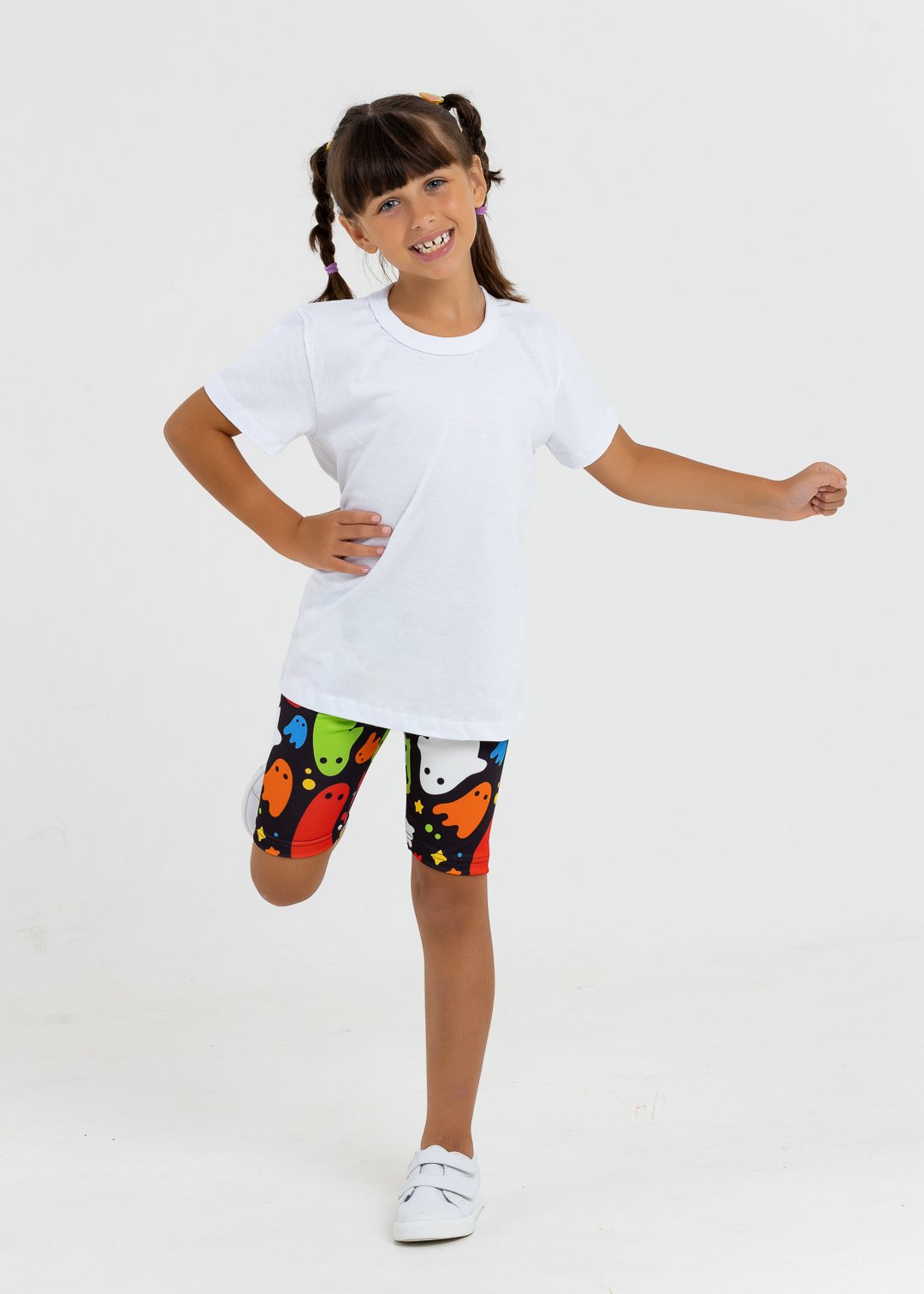 comprar moda infantil direto de fabrica online brilha kids ciclista fantasminhas estampada 3