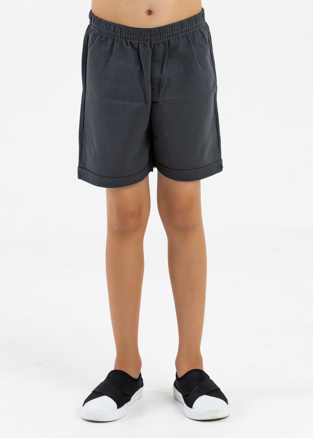 comprar moda infantil direto de fabrica online brilha kids bermuda chumbo moletinho