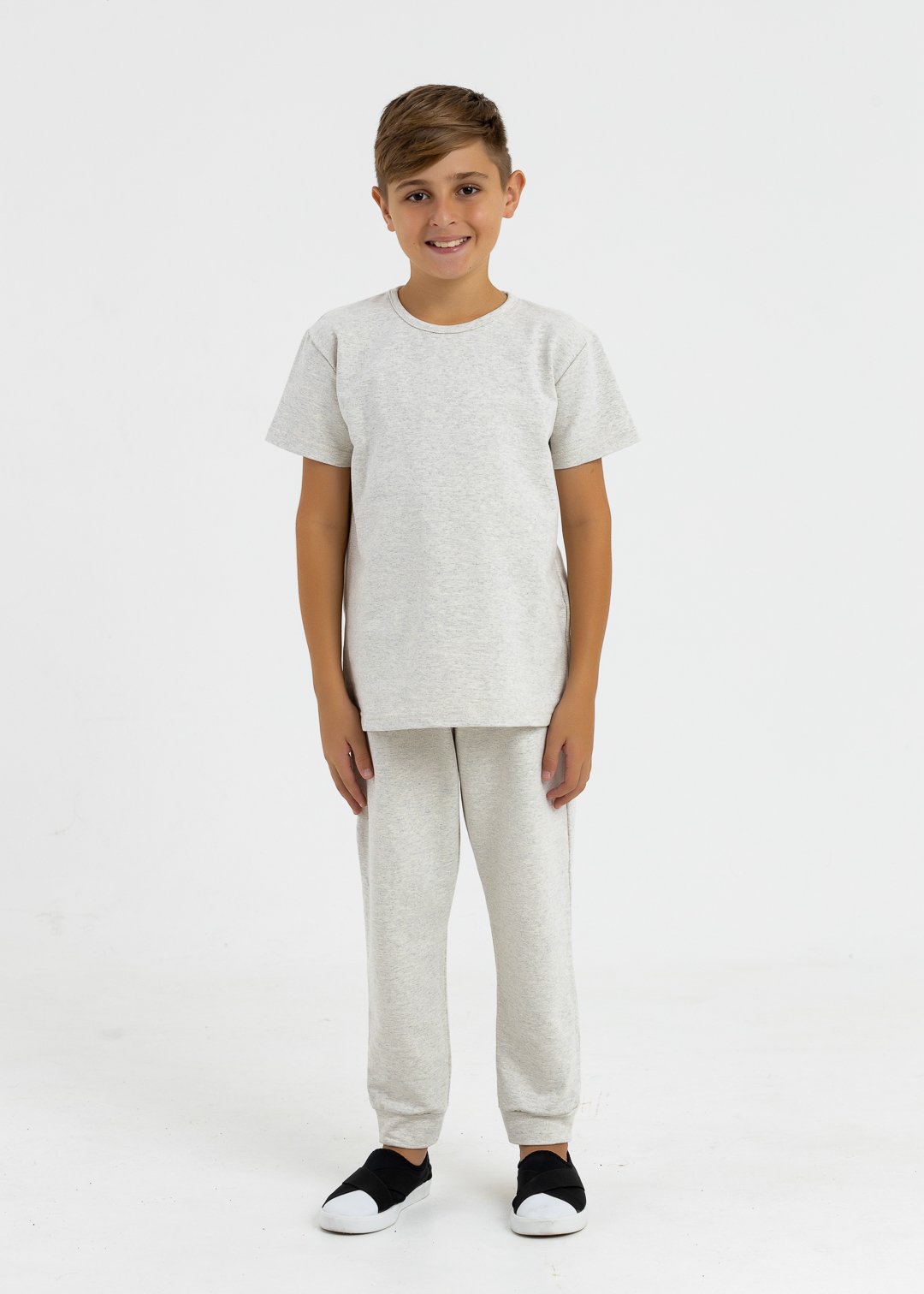 comprar moda infantil direto de fabrica online brilha kids mescla bananinha calca e camiseta 2