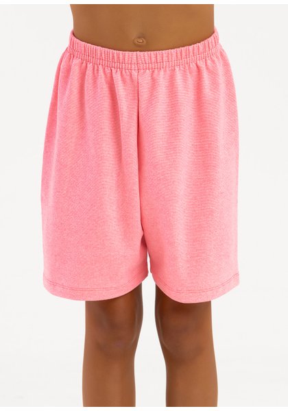 comprar moda infantil direto de fabrica online brilha kids molecotton rosa neon bermuda 2