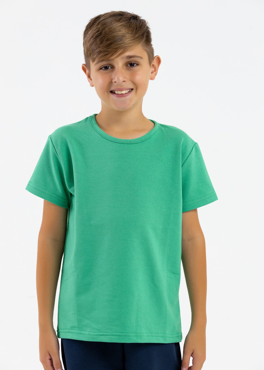 comprar moda infantil direto de fabrica online brilha kids molecotton camiseta verde 2