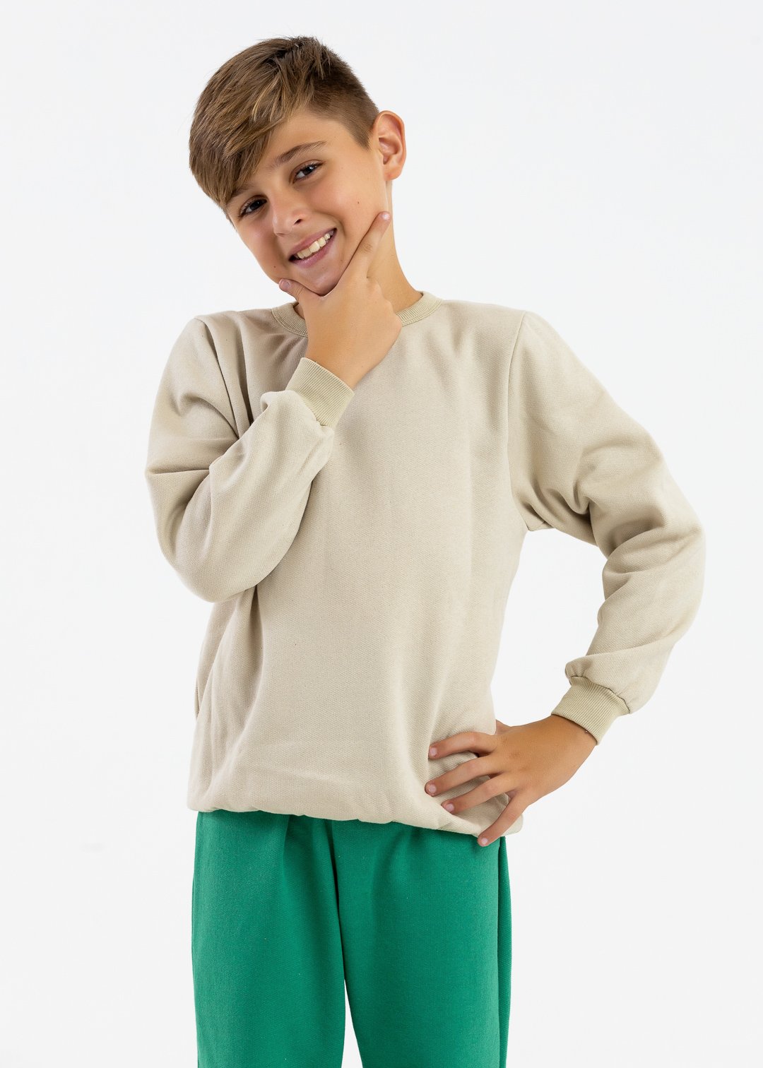 comprar moda infantil direto de fabrica online brilha kids casaco bege