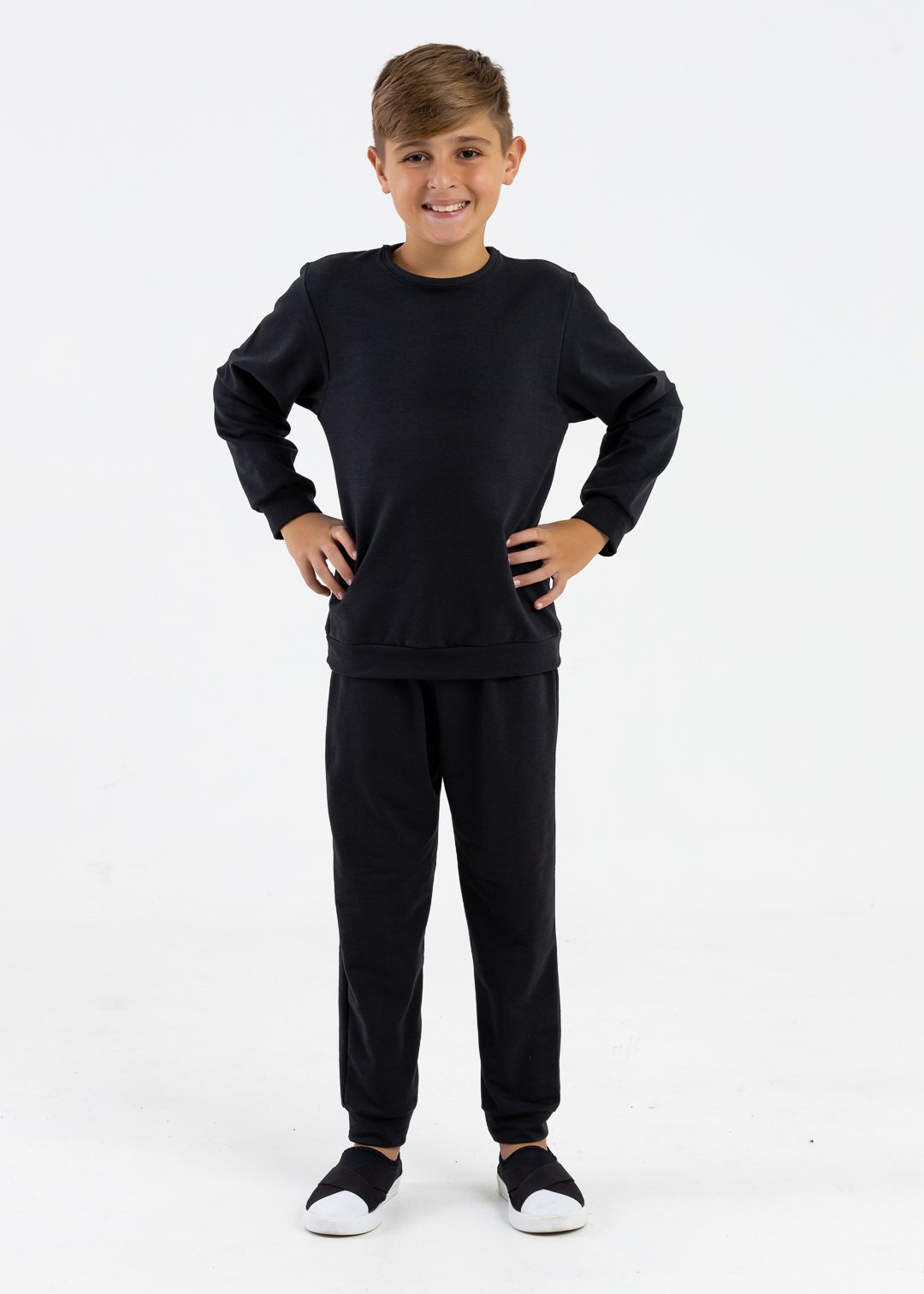 comprar moda infantil direto de fabrica online brilha kids molecotton preto