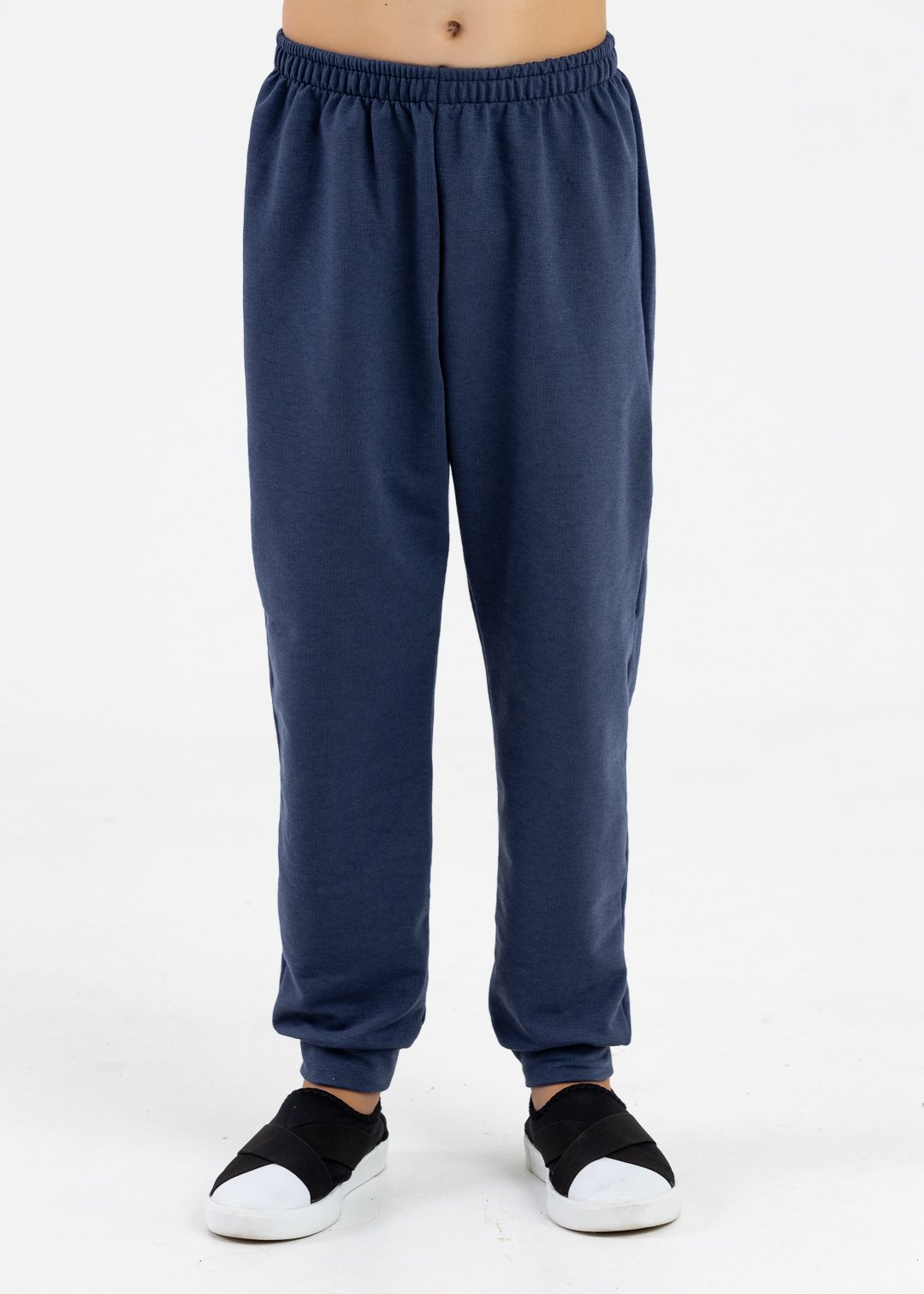 comprar moda infantil direto de fabrica online brilha kids molecotton azul marinho calca