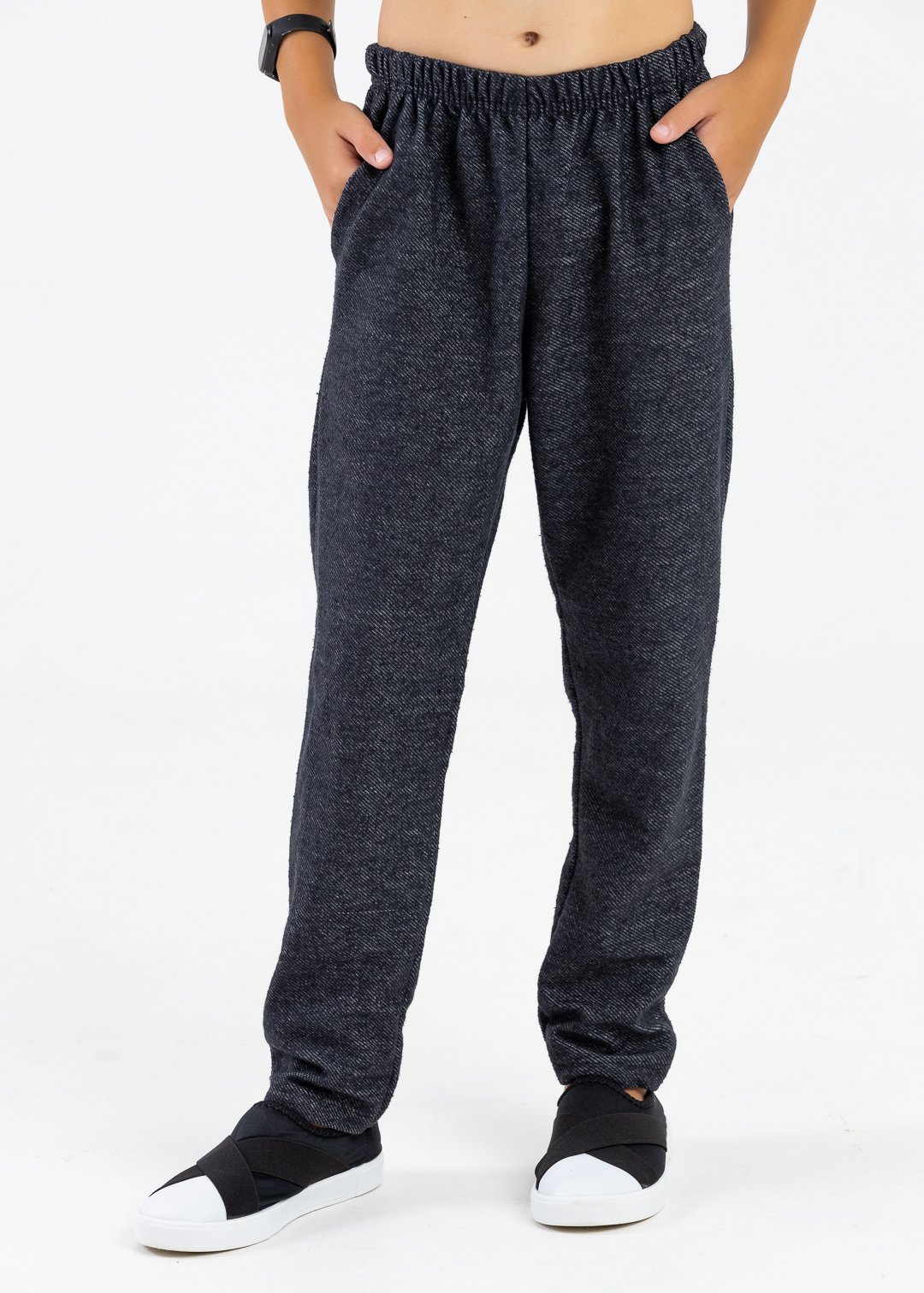 comprar moda infantil direto de fabrica online brilha kids calca moletinho jeans preto
