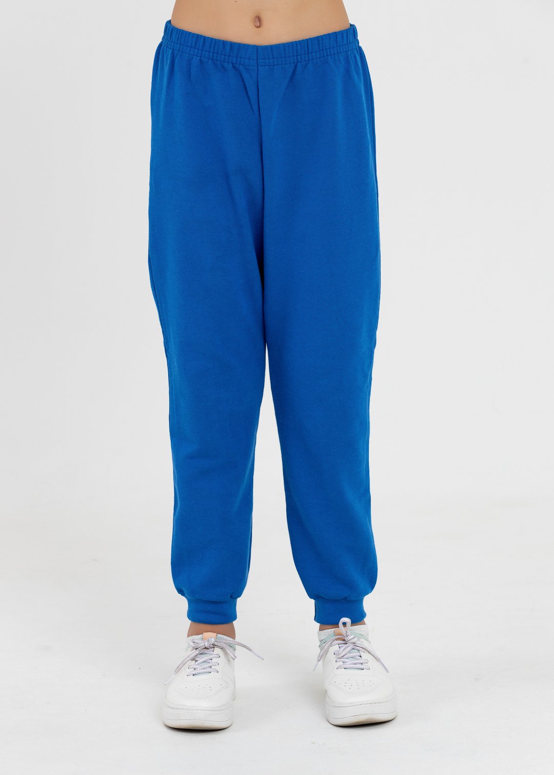 comprar moda infantil direto de fabrica online brilha kids molecotton calca azul royal