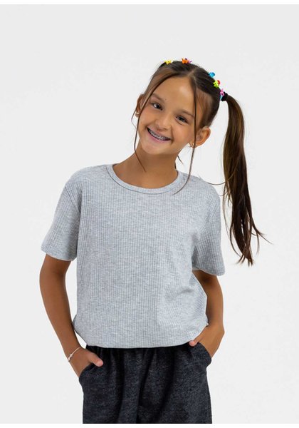 comprar moda infantil direto de fabrica online brilha kids camieta canelada mescla