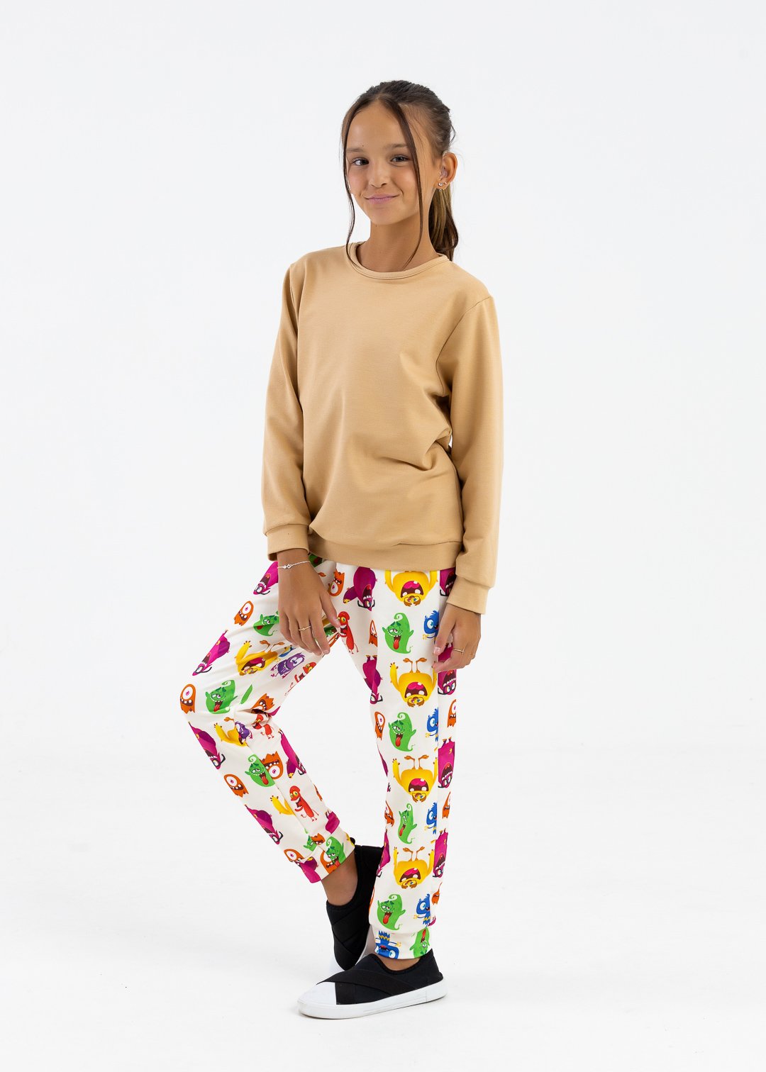 comprar moda infantil direto de fabrica online brilha kids molecotton calca monstros 3