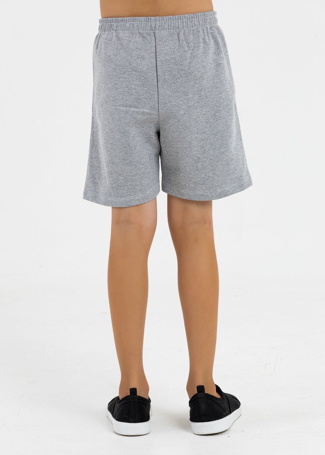 comprar moda infantil direto de fabrica online brilha kids bermuda mescla moletinho