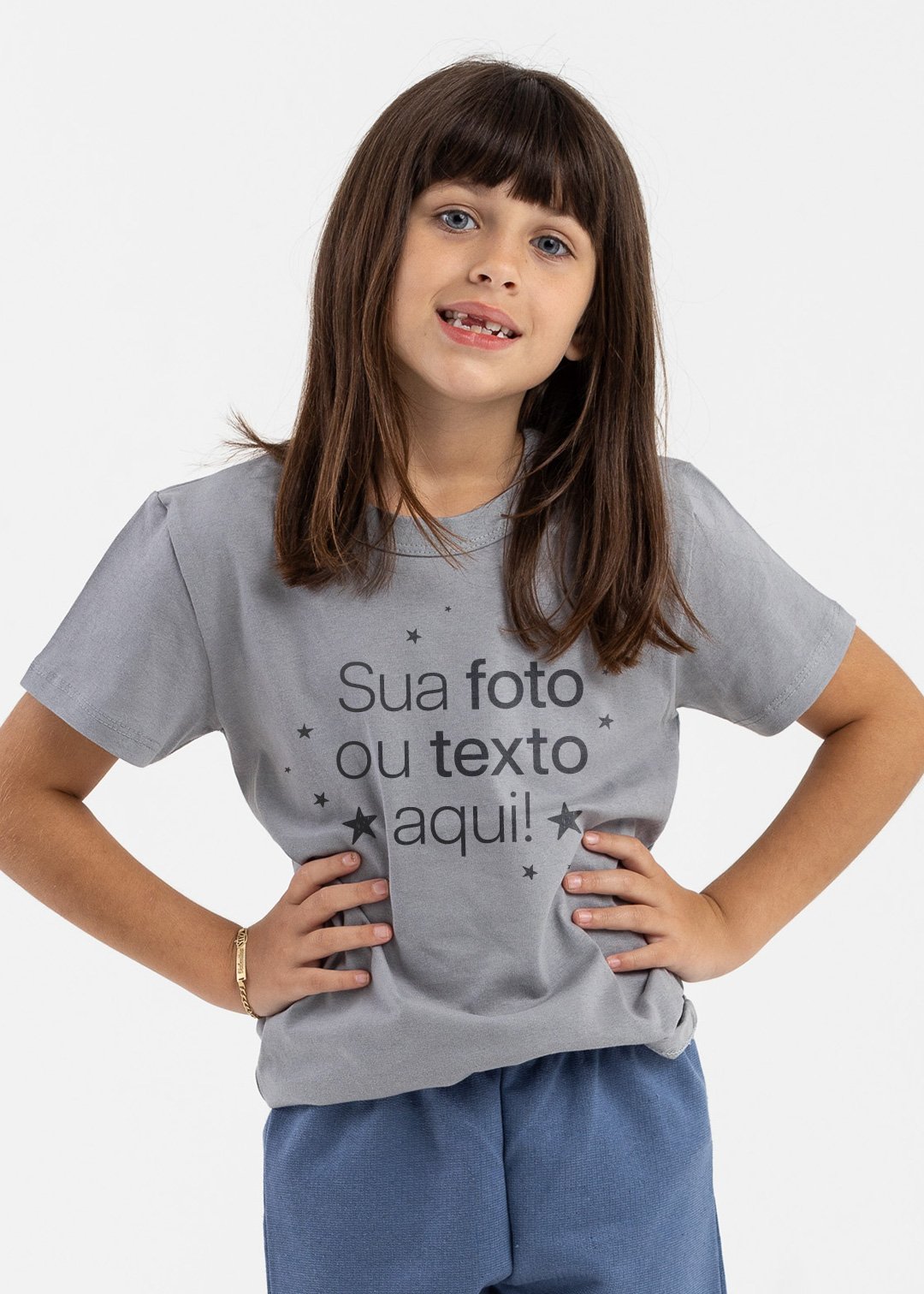 camiseta infantil personalizada brilha kids 8