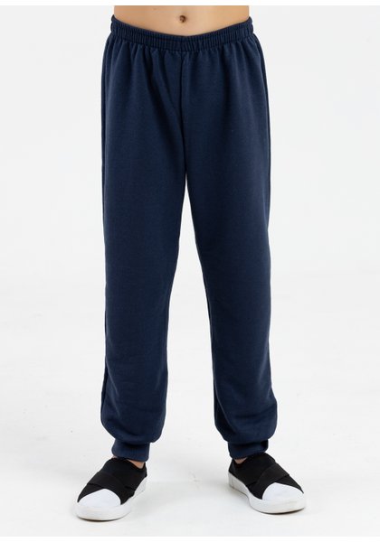 comprar moda infantil direto de fabrica online brilha kids moletom calca punho azul