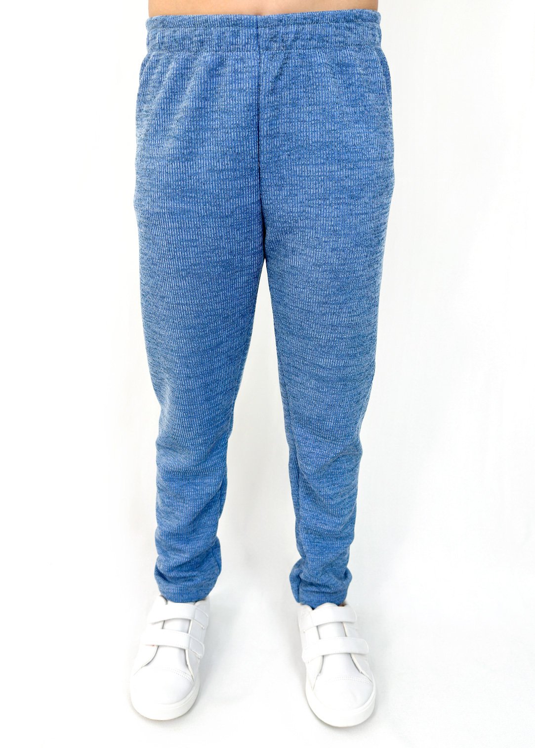 calca canelada azul qualidade preco tricot 6