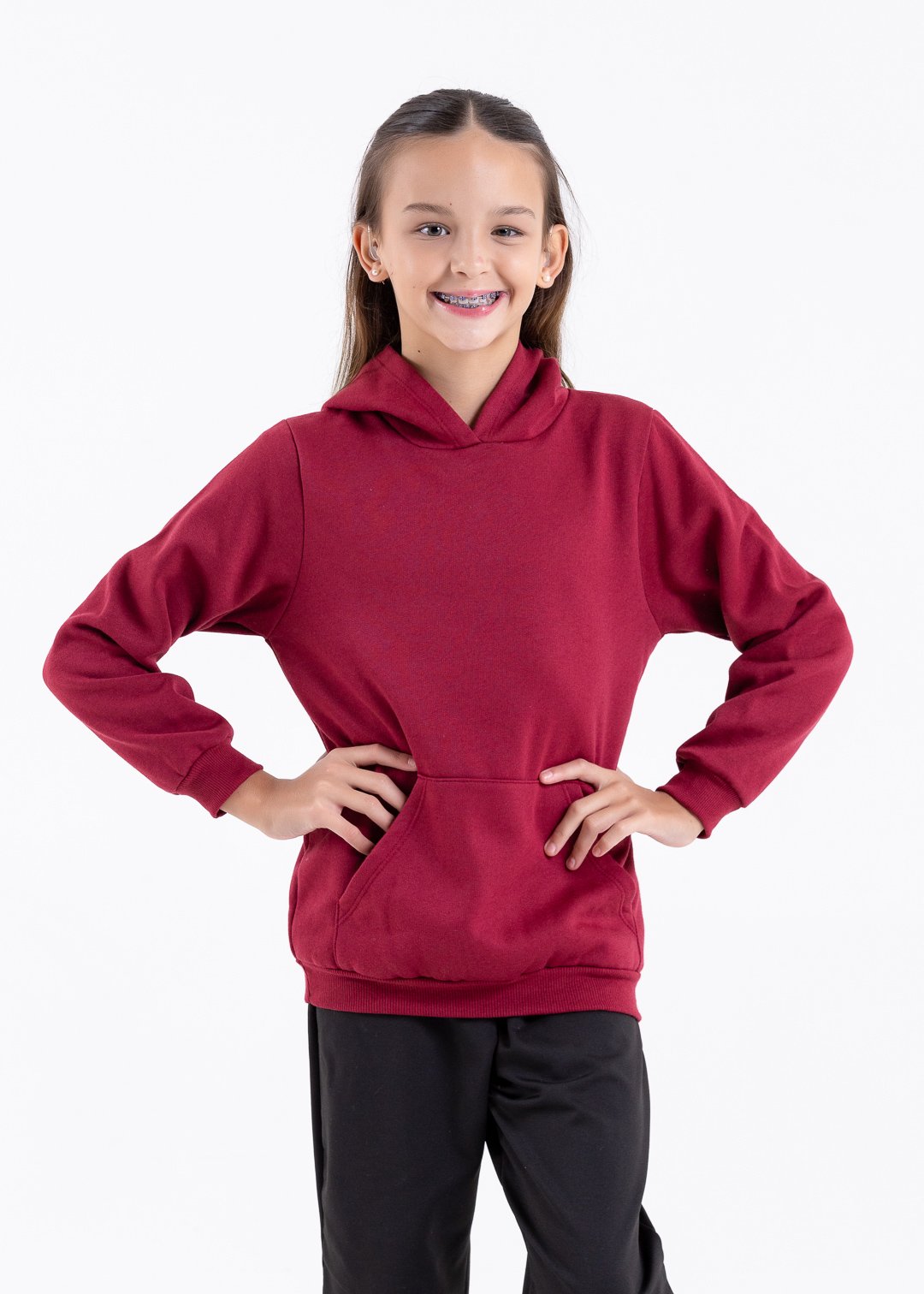 casaco bolso e capuz bordo comprar moda infantil direto de fabrica online brilha kids 388
